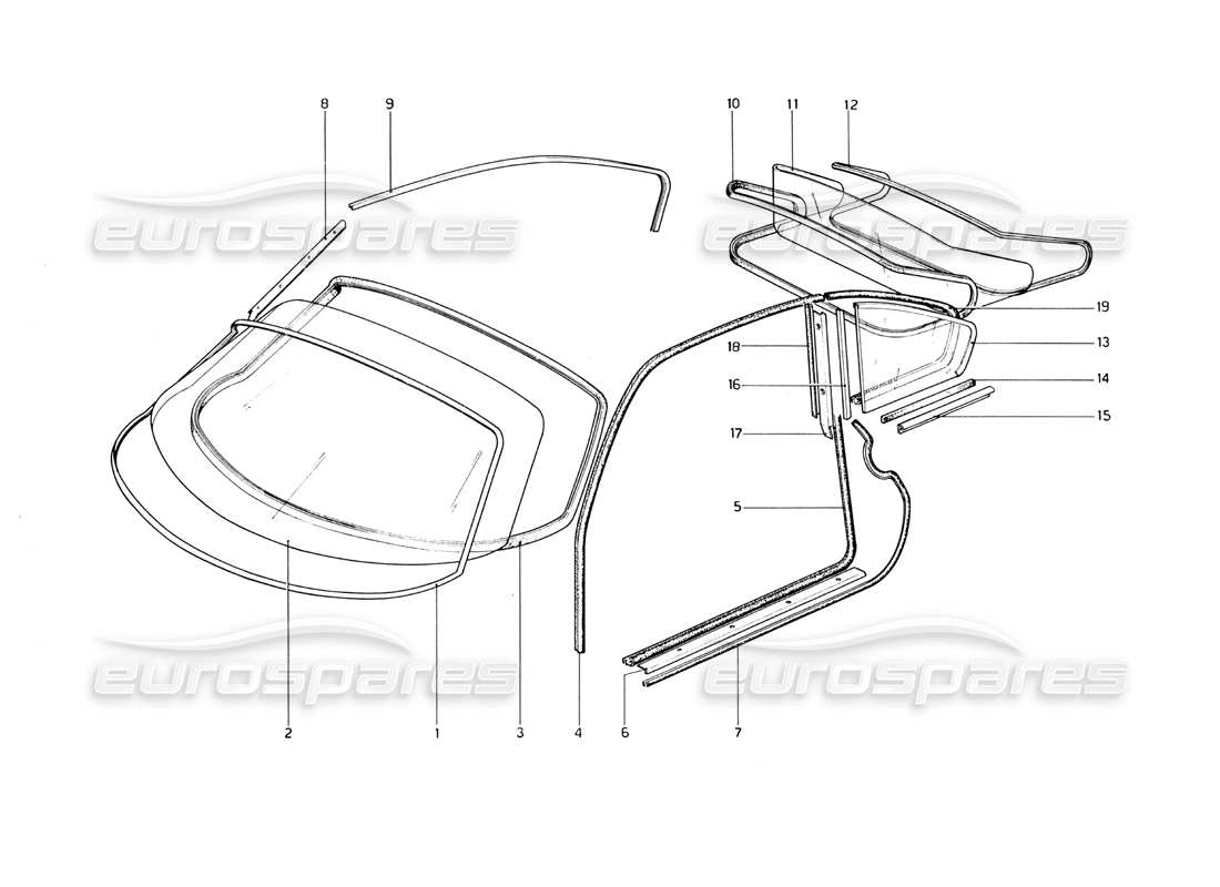 VIEW PARTS DIAGRAMS FROM THE FERRARI 246 PARTS CATALOGUE a part diagram from the ferrari 246 parts catalogue