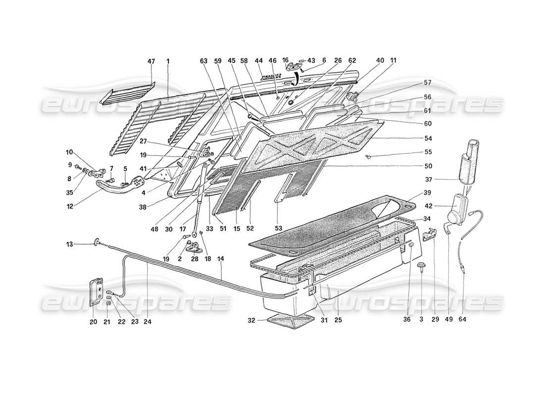 part diagram containing part number 61900600