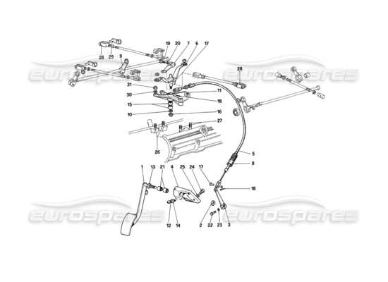 a part diagram from the ferrari 400 parts catalogue