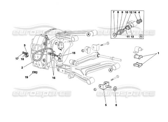 a part diagram from the ferrari 355 parts catalogue