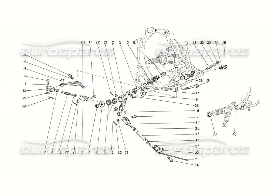 a part diagram from the ferrari 308 parts catalogue