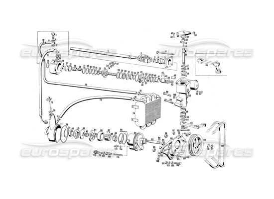 a part diagram from the maserati indy parts catalogue