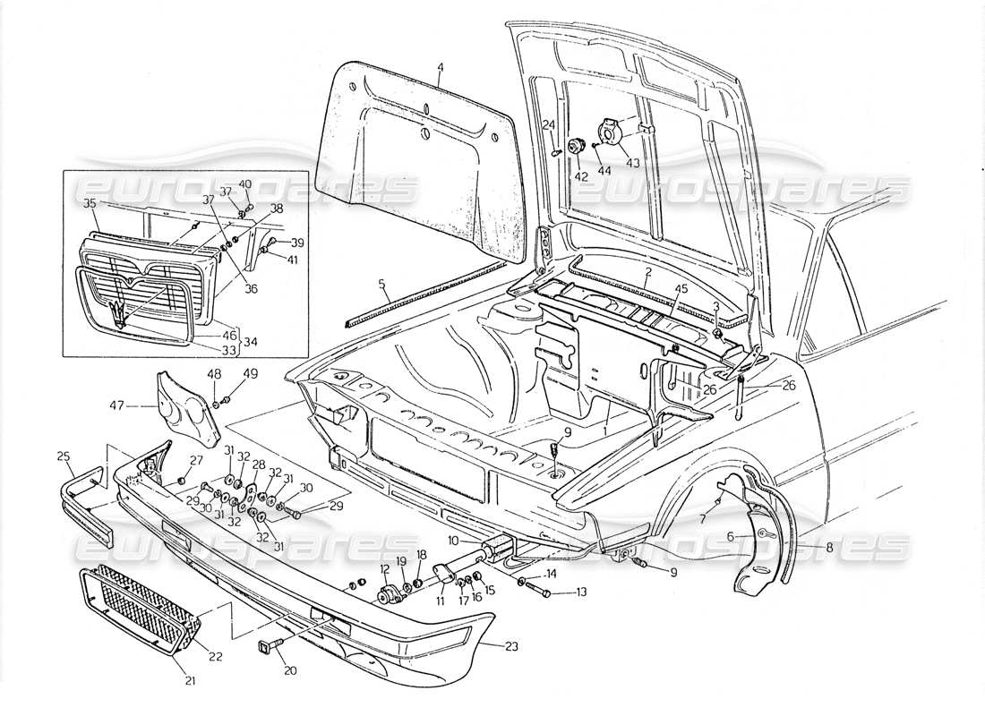 part diagram containing part number 342500505