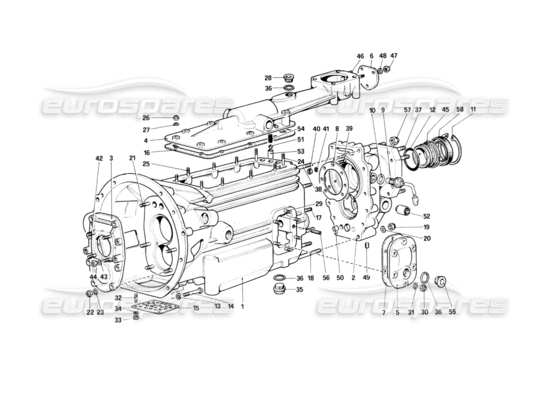 a part diagram from the ferrari 400 parts catalogue