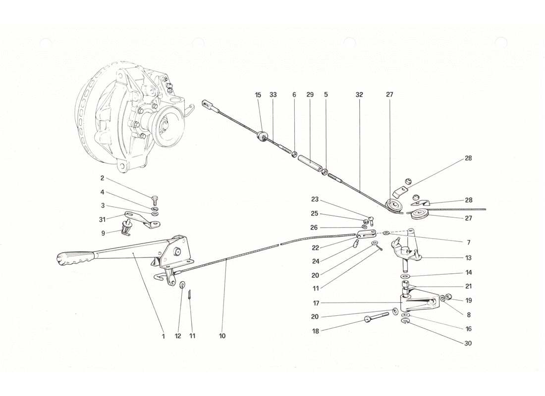 a part diagram from the ferrari 208 parts catalogue