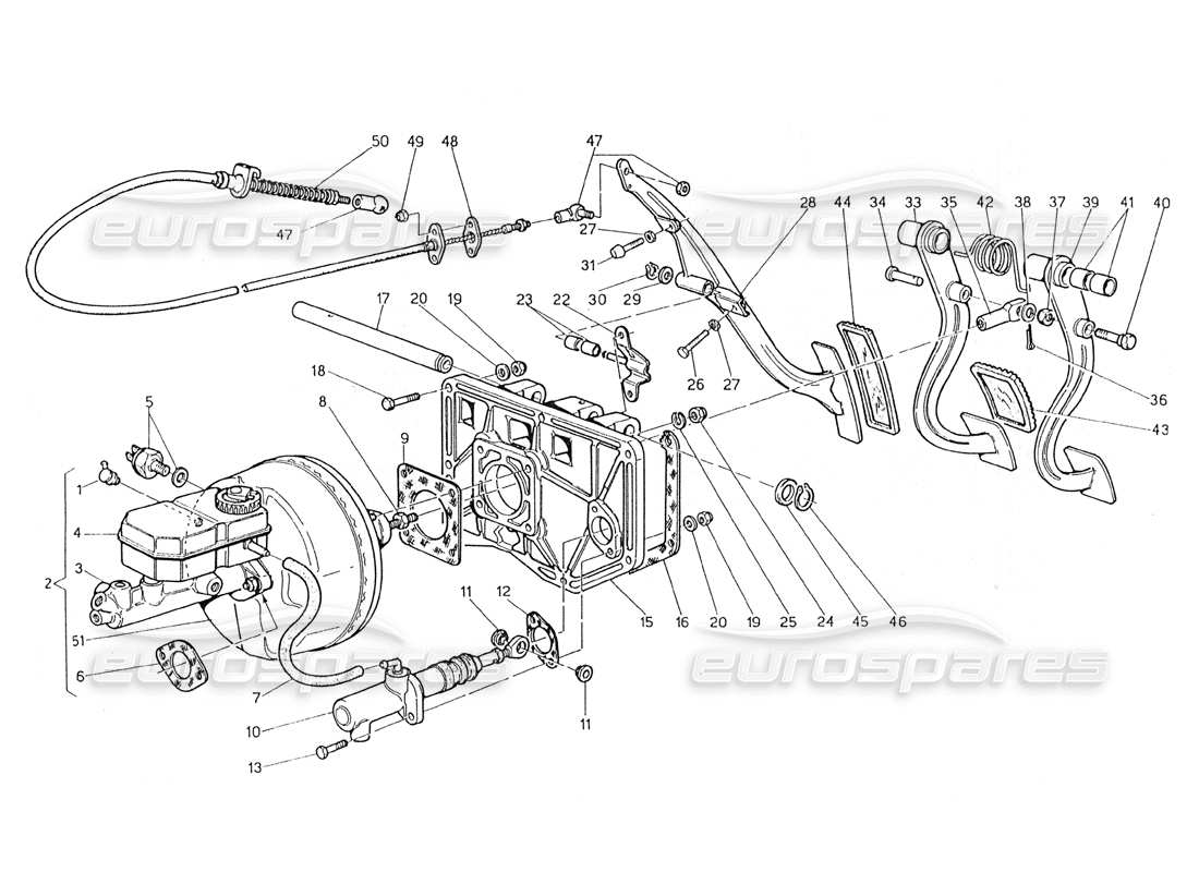 a part diagram from the maserati biturbo (1983-1995) parts catalogue