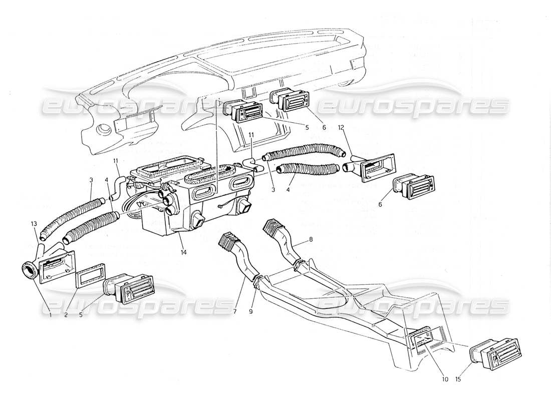 a part diagram from the maserati 228 parts catalogue