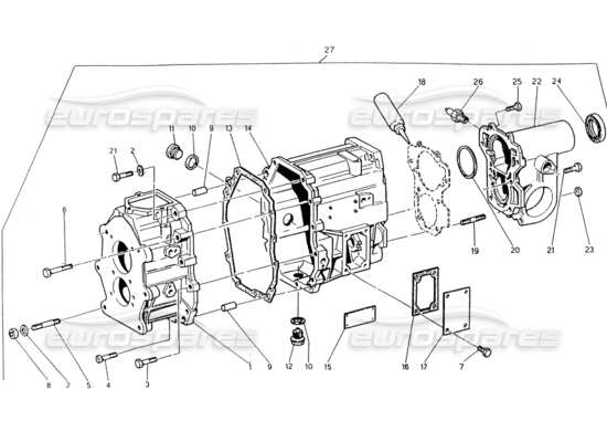 a part diagram from the maserati 418 / 4.24v / 430 parts catalogue