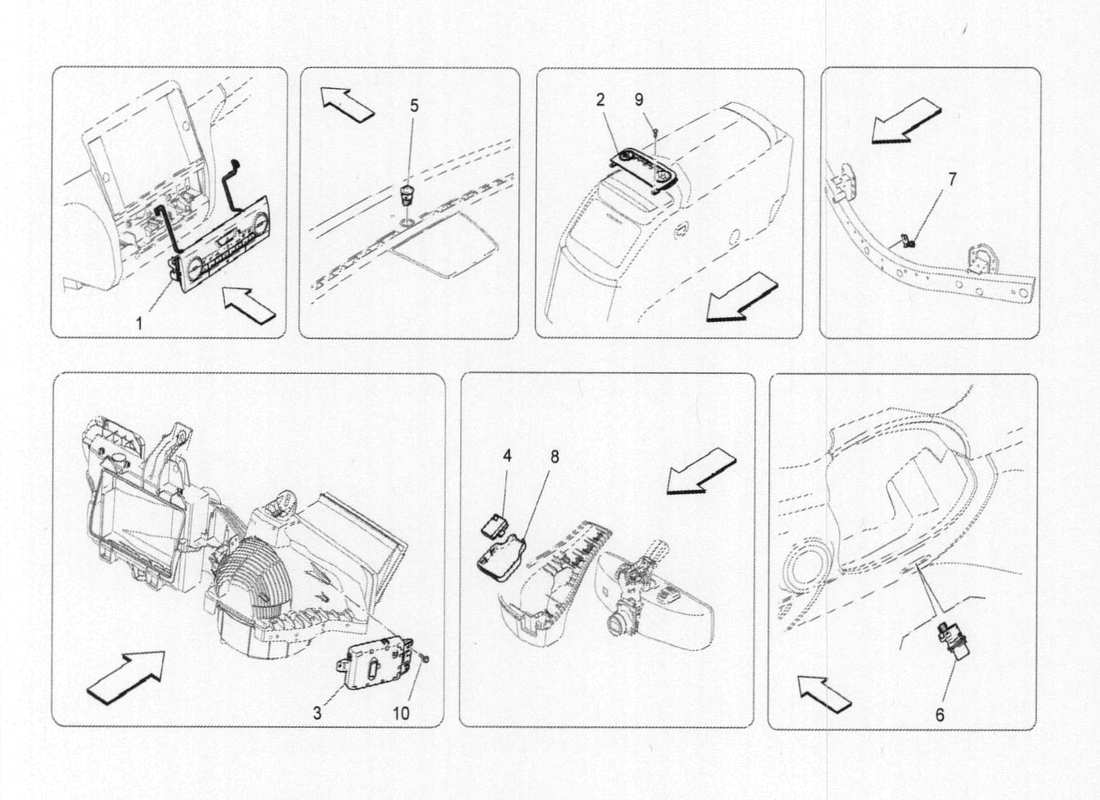 a part diagram from the maserati qtp. v6 3.0 bt 410bhp 2015 parts catalogue