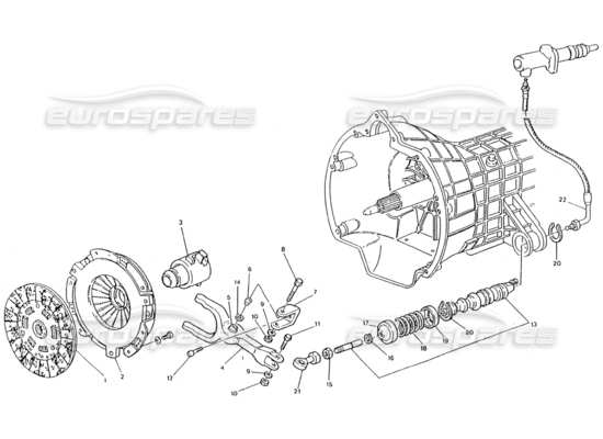 a part diagram from the maserati 418 / 4.24v / 430 parts catalogue