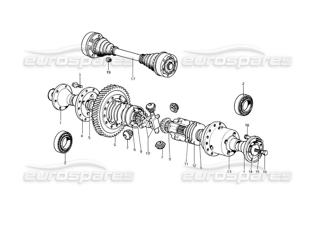 VIEW PARTS DIAGRAMS FROM THE FERRARI 246 PARTS CATALOGUE a part diagram from the ferrari 246 parts catalogue