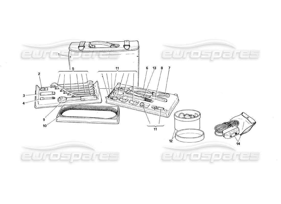 VIEW PARTS DIAGRAMS FROM THE FERRARI 348 PARTS CATALOGUE a part diagram from the ferrari 348 parts catalogue