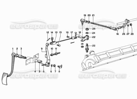 a part diagram from the ferrari 330 and 365 parts catalogue