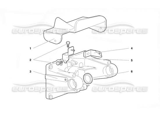 a part diagram from the lamborghini diablo parts catalogue