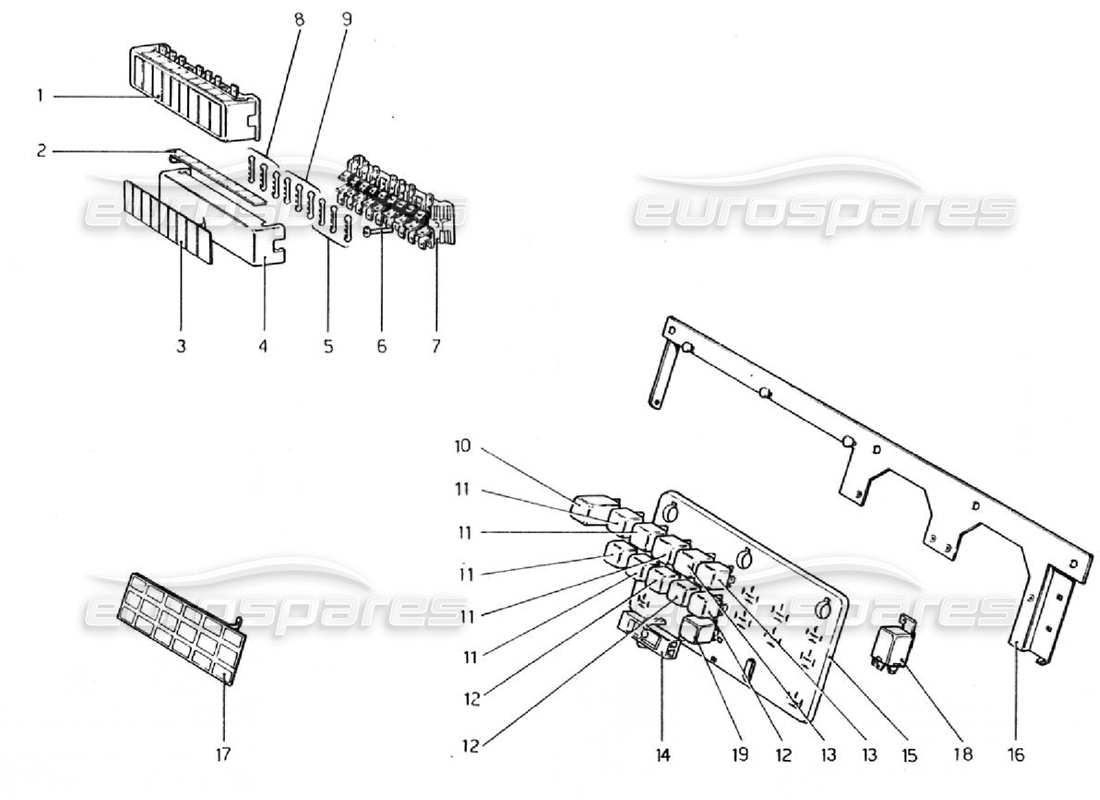 a part diagram from the ferrari 308 parts catalogue