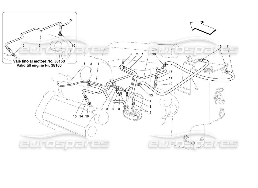 a part diagram from the ferrari 355 parts catalogue