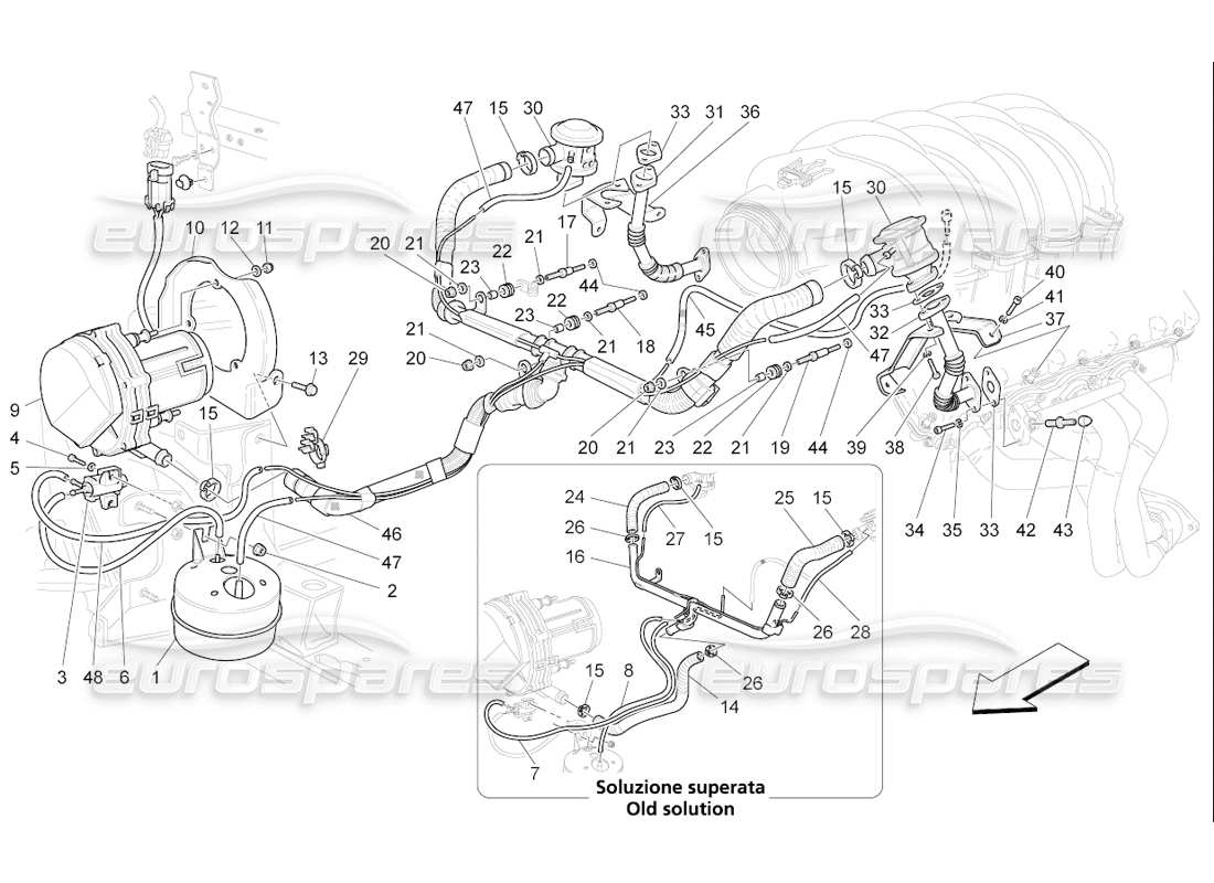 part diagram containing part number 222216