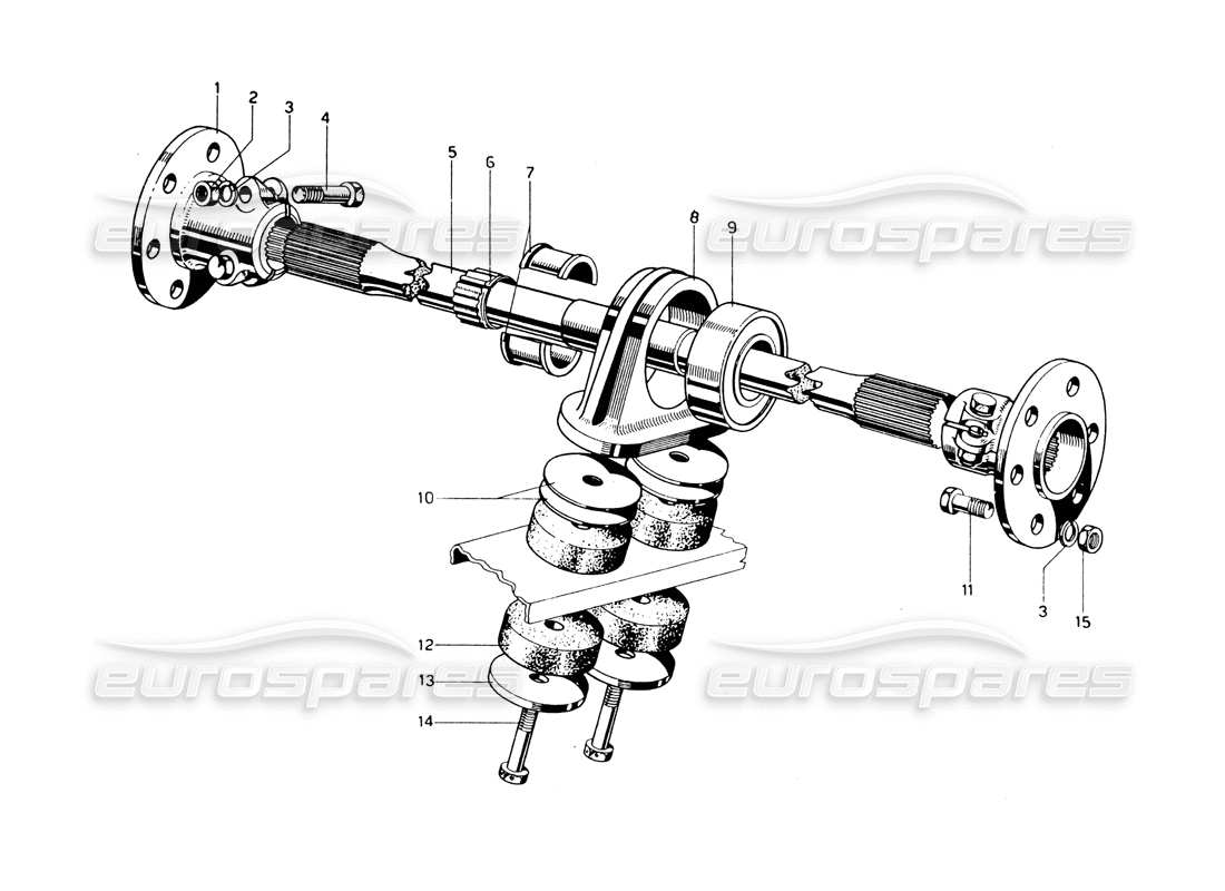 a part diagram from the ferrari 275 parts catalogue