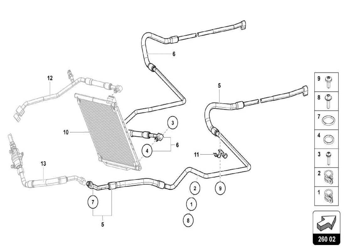 lamborghini centenario spider air conditioning system parts diagram