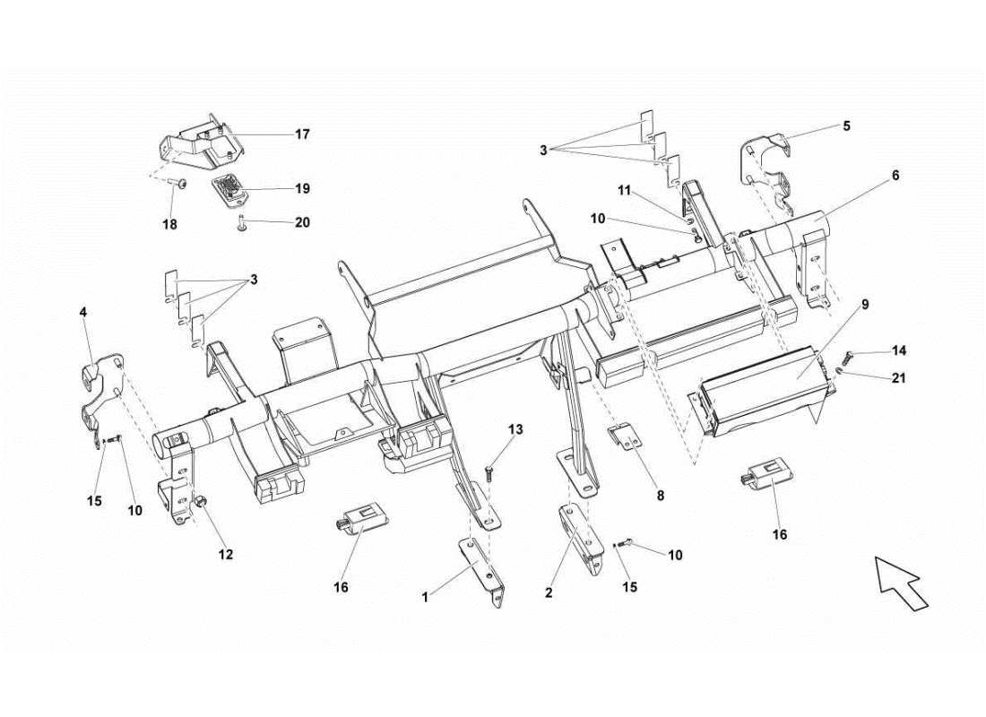 LAMBORGHINI GALLARDO STS II SC CHASSIS PART DIAGRAM lamborghini gallardo sts ii sc chassis part diagram