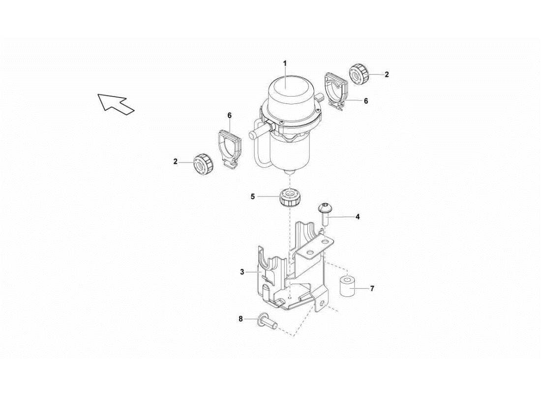 LAMBORGHINI GALLARDO STS II SC ELECTRIC BRAKE SYSTEM PUMP PART DIAGRAM lamborghini gallardo sts ii sc electric brake system pump part diagram