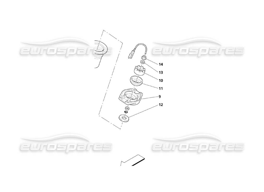 maserati qtp. (2003) 4.2 rear underframe parts diagram