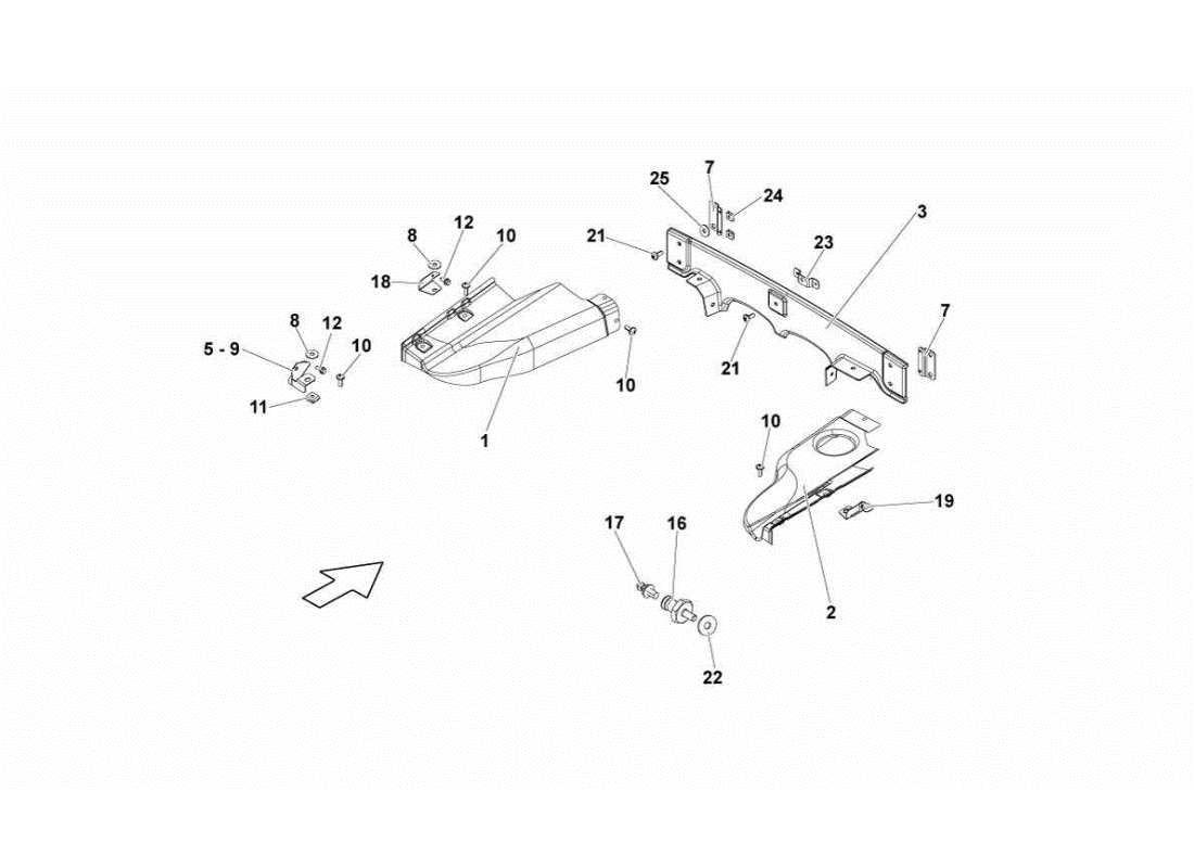 LAMBORGHINI GALLARDO STS II SC AESTHETIC HEAT - STANDARD PART DIAGRAM lamborghini gallardo sts ii sc aesthetic heat - standard part diagram
