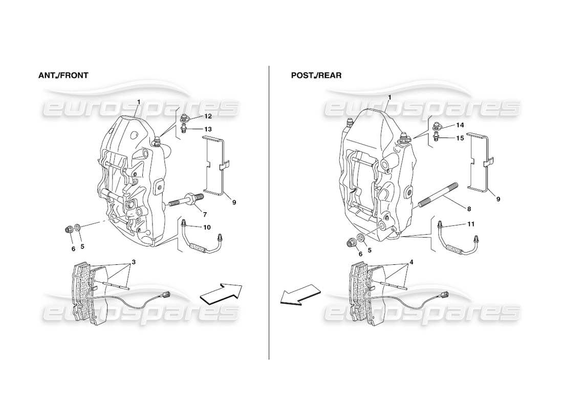 a part diagram from the Ferrari 430 Challenge (2006) parts catalogue