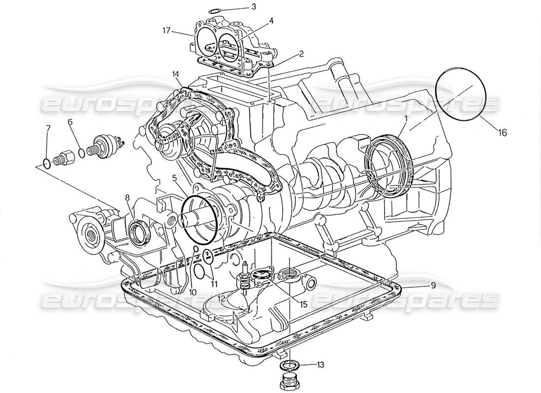 a part diagram from the maserati 228 parts catalogue