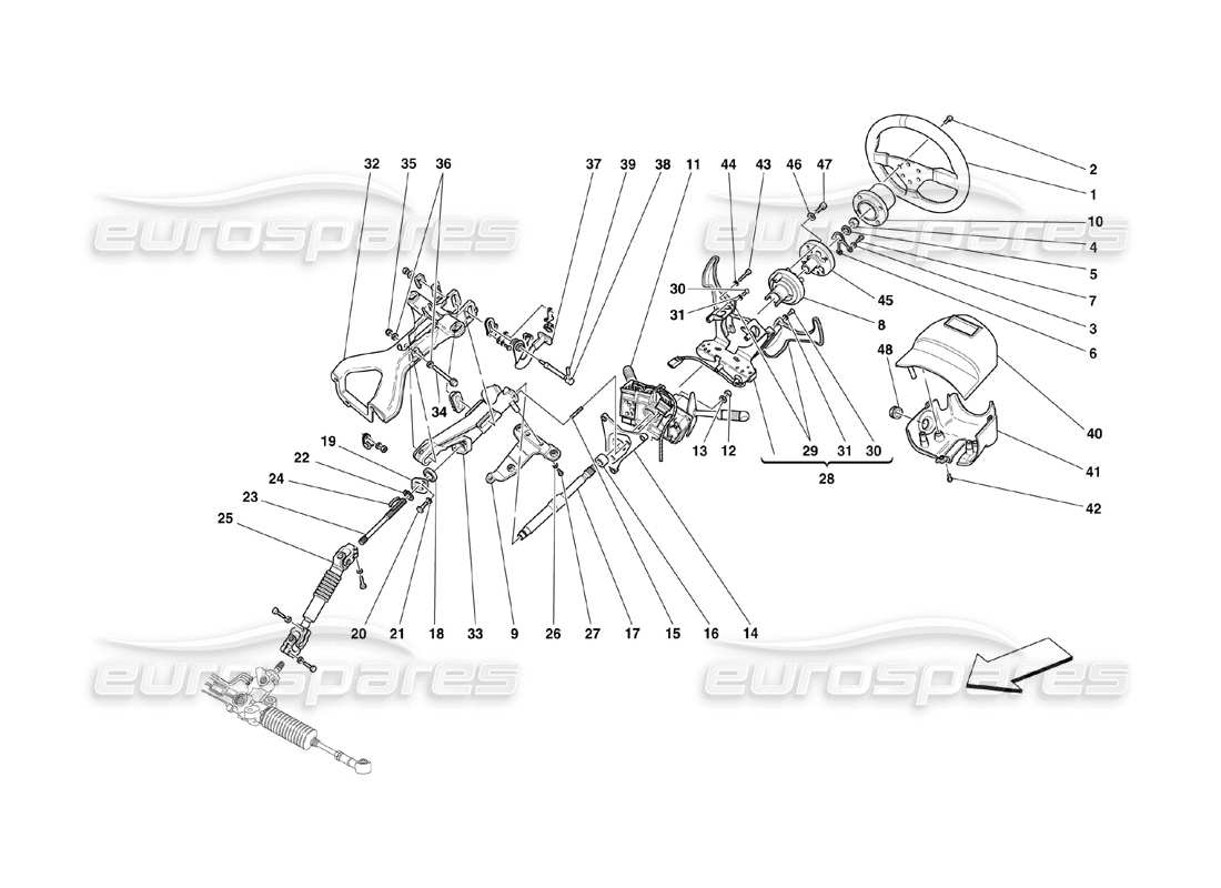 a part diagram from the Ferrari 360 Challenge (2000) parts catalogue