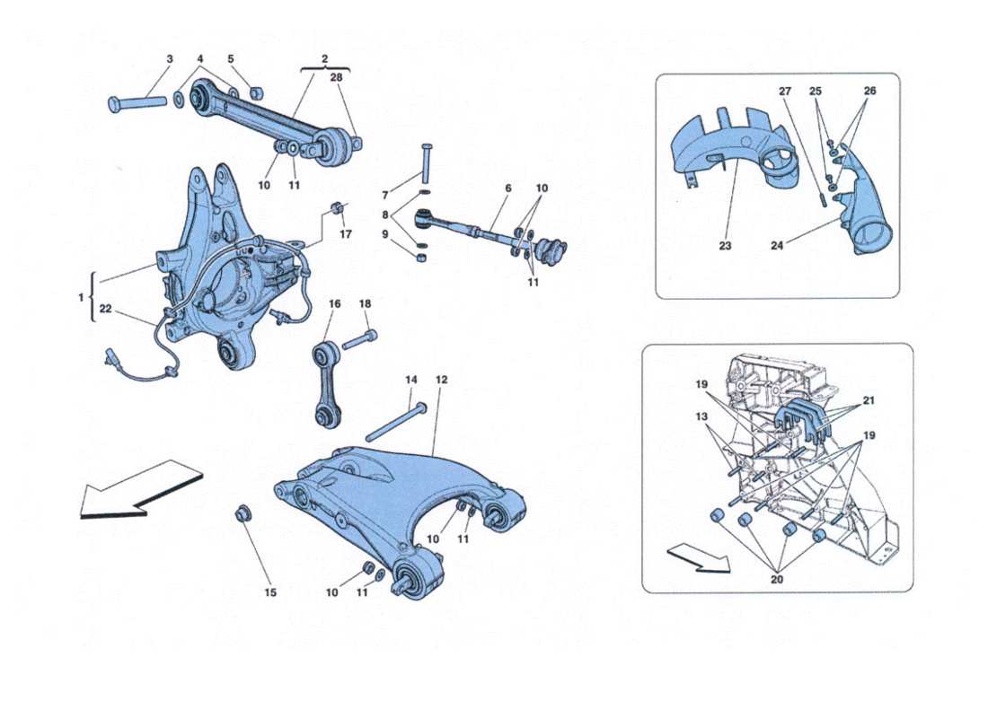 VIEW PARTS DIAGRAMS FROM THE FERRARI 458 CHALLENGE PARTS CATALOGUE a part diagram from the ferrari 458 challenge parts catalogue