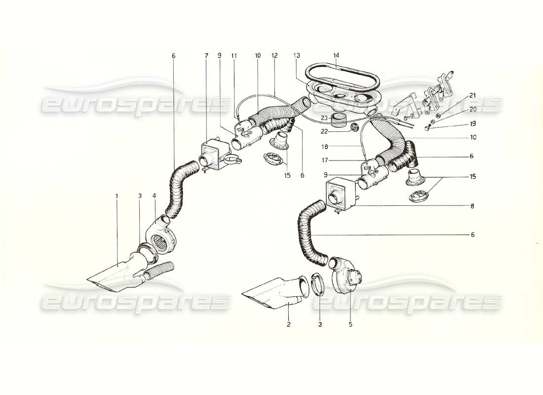 a part diagram from the ferrari 308 parts catalogue