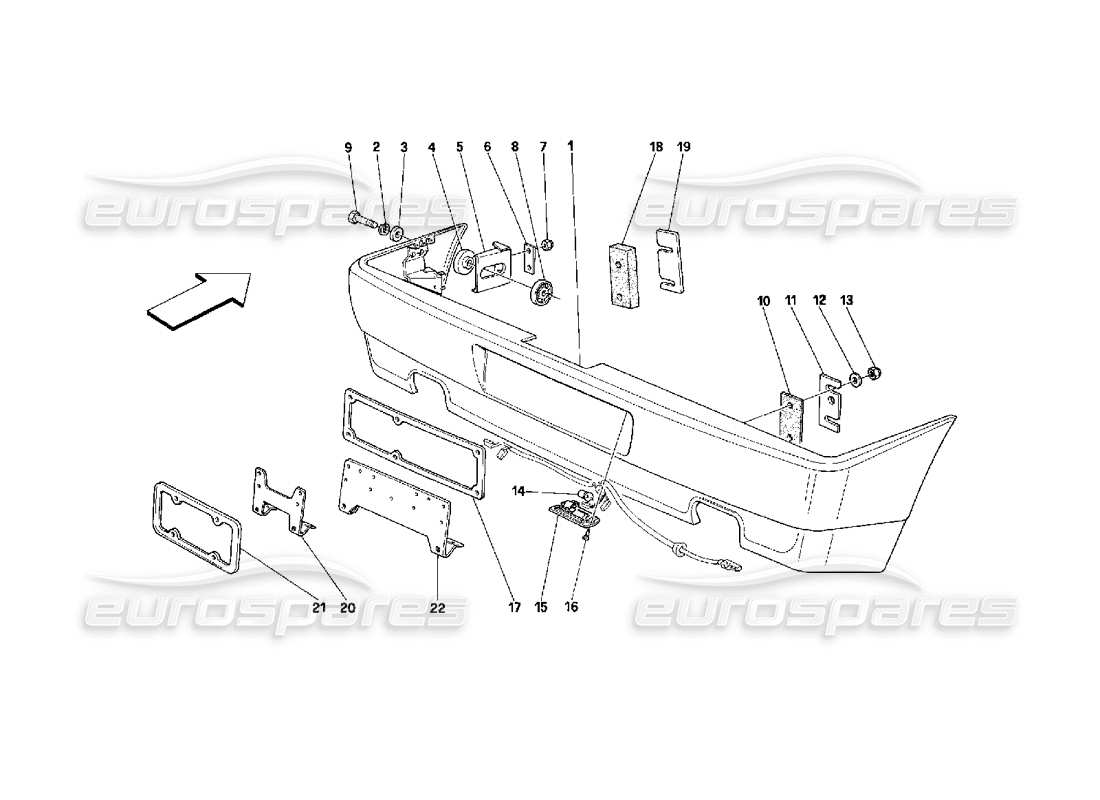 a part diagram from the ferrari 348 parts catalogue