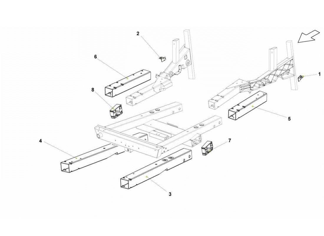 a part diagram from the lamborghini gallardo lp560-4s update parts catalogue