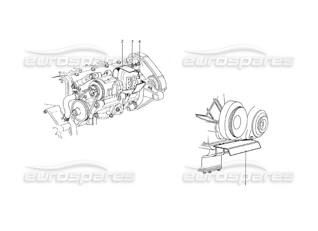 a part diagram from the ferrari 308 parts catalogue