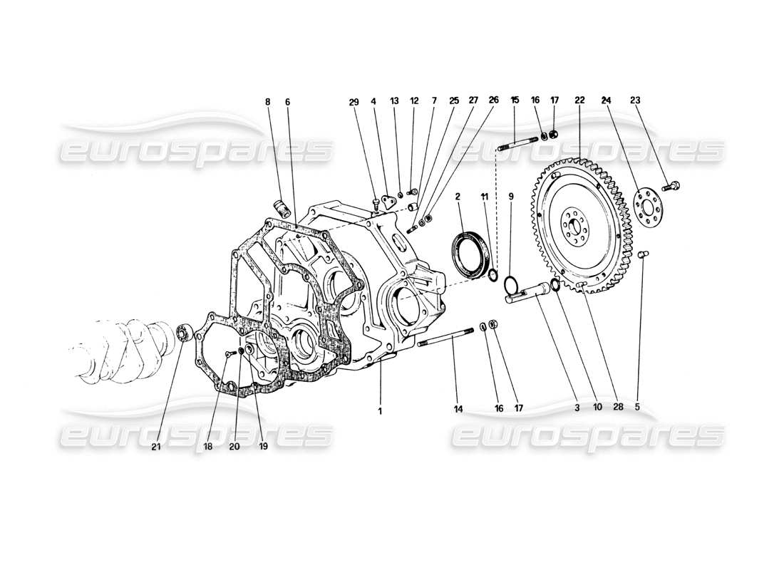 a part diagram from the ferrari 328 parts catalogue