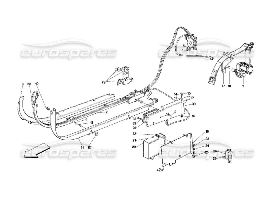 a part diagram from the ferrari 348 parts catalogue