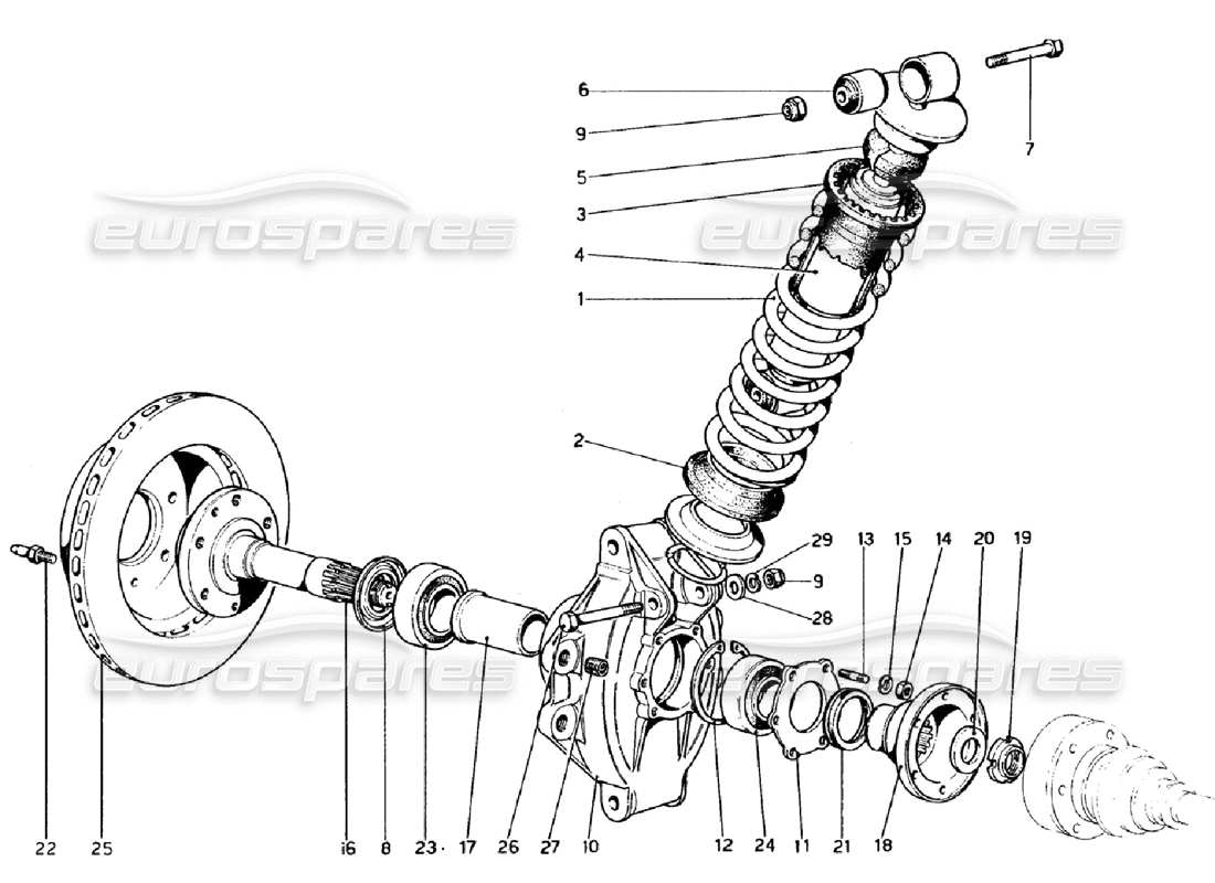 a part diagram from the ferrari 308 parts catalogue