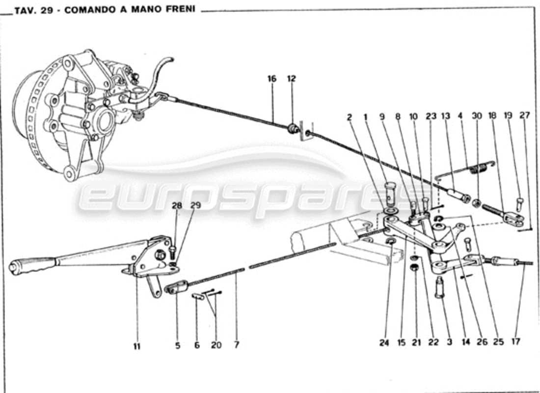 a part diagram from the ferrari 246 parts catalogue