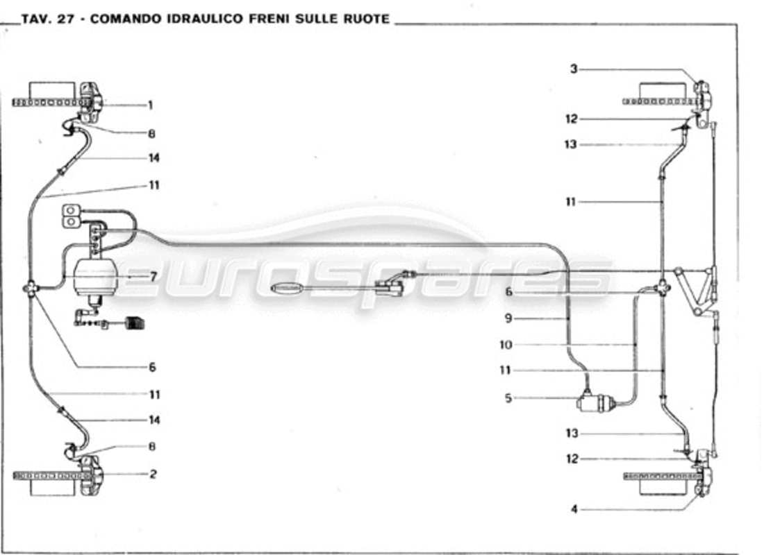 a part diagram from the ferrari 246 parts catalogue