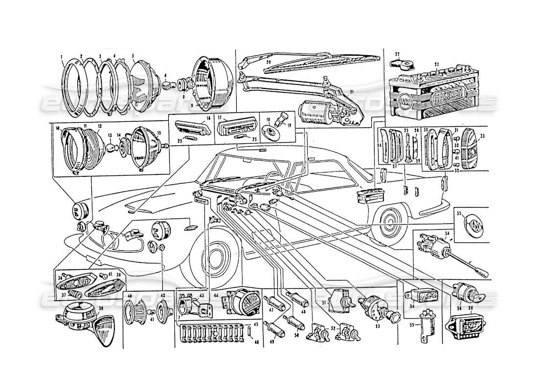 part diagram containing part number 17256/48167