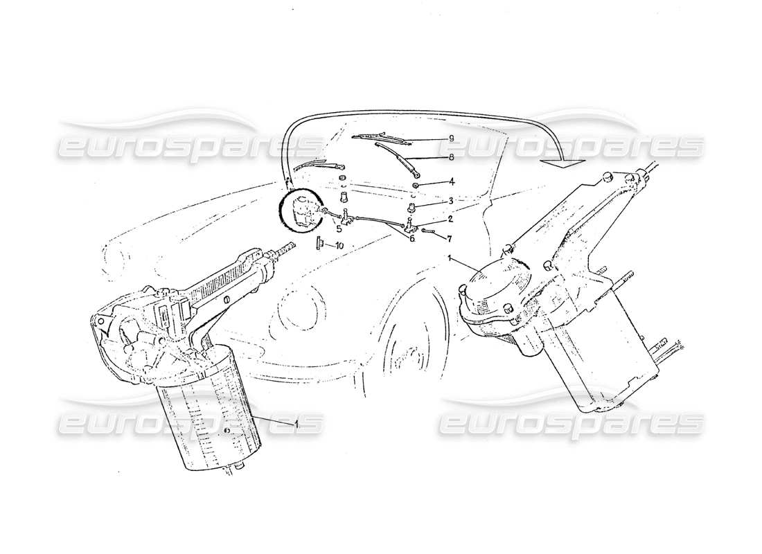 a part diagram from the ferrari 275 parts catalogue