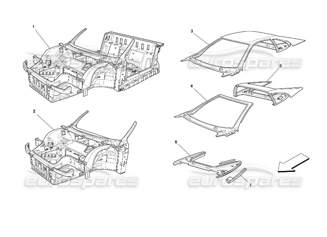 a part diagram from the ferrari 355 parts catalogue