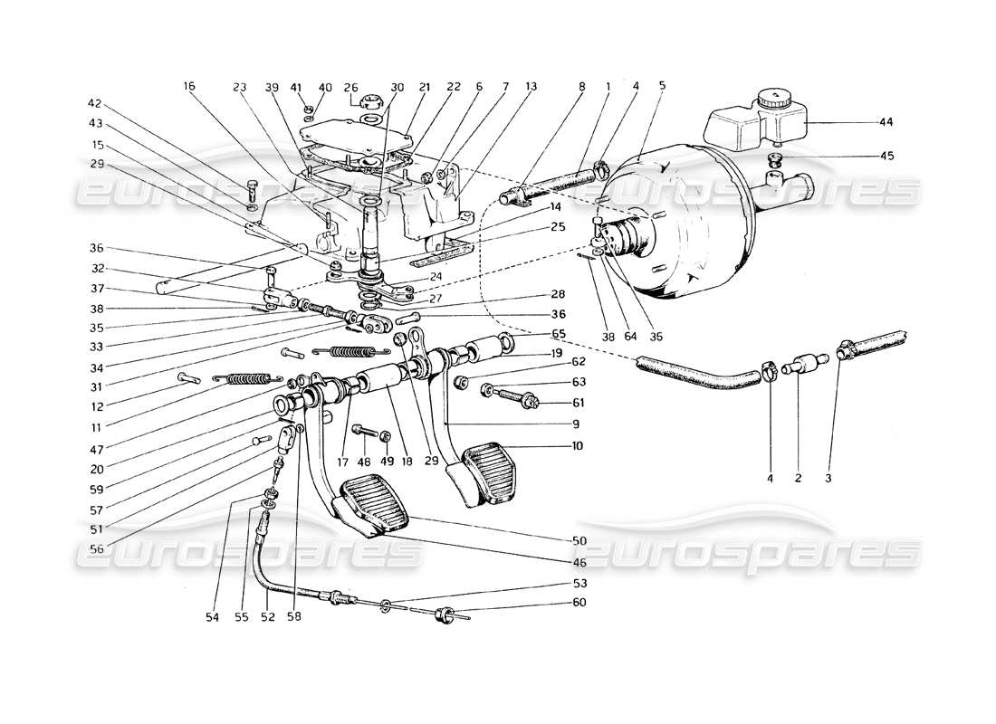 a part diagram from the ferrari 308 parts catalogue