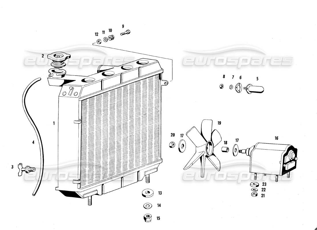 a part diagram from the maserati mexico parts catalogue