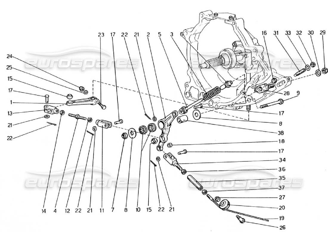 a part diagram from the ferrari 308 parts catalogue