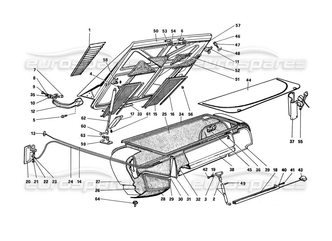 a part diagram from the ferrari 308 parts catalogue