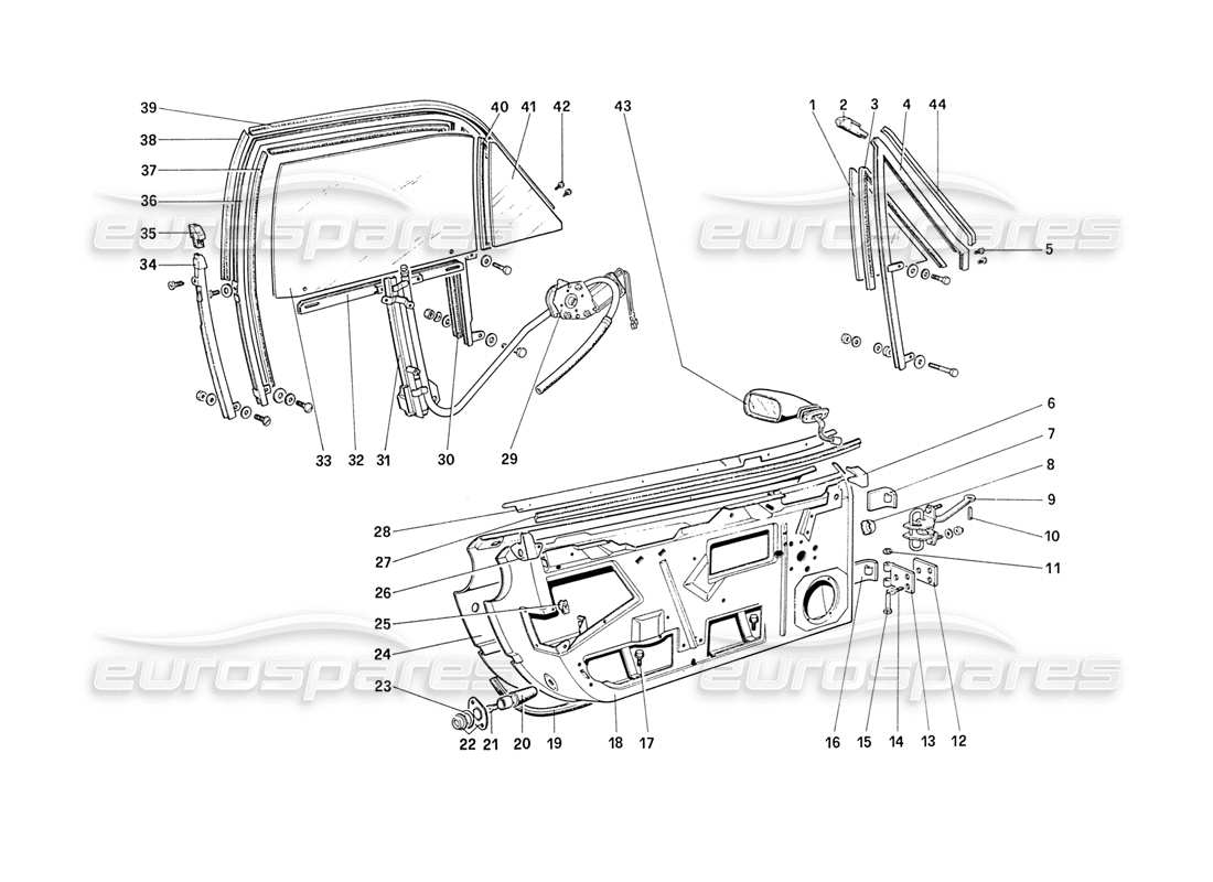 a part diagram from the ferrari 208 parts catalogue