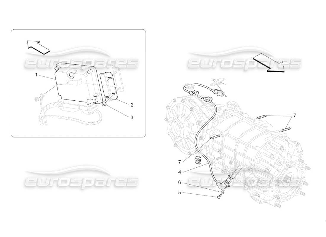 a part diagram from the maserati qtp. (2007) 4.2 f1 parts catalogue