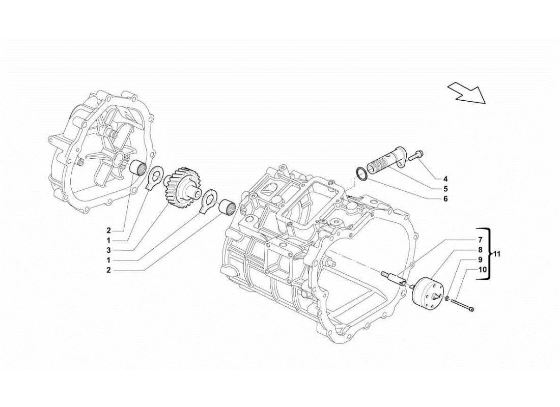 LAMBORGHINI GALLARDO STS II SC GEARBOX OIL PUMP PART DIAGRAM lamborghini gallardo sts ii sc gearbox oil pump part diagram